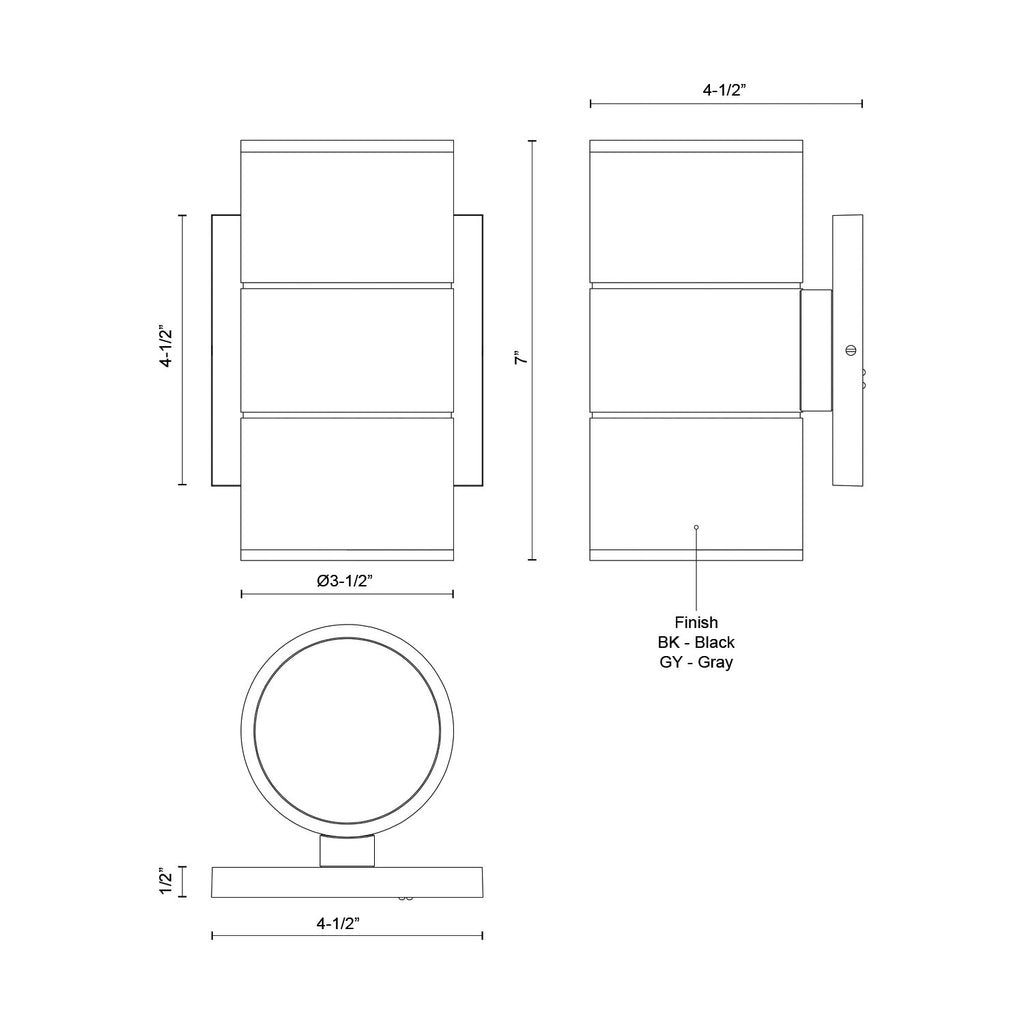 Lund Outdoor Wall Sconce - Light House Co.
