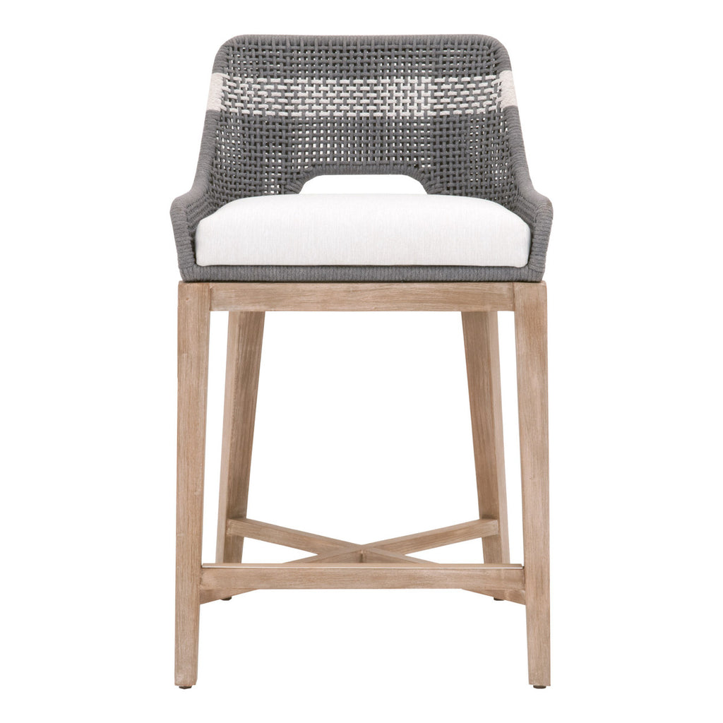 Tapestry Counter Stool - Dove Flat Rope | Open Box - Light House Co.