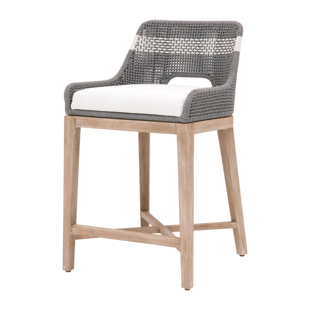 Tapestry Counter Stool - Dove Flat Rope | Open Box - Light House Co.