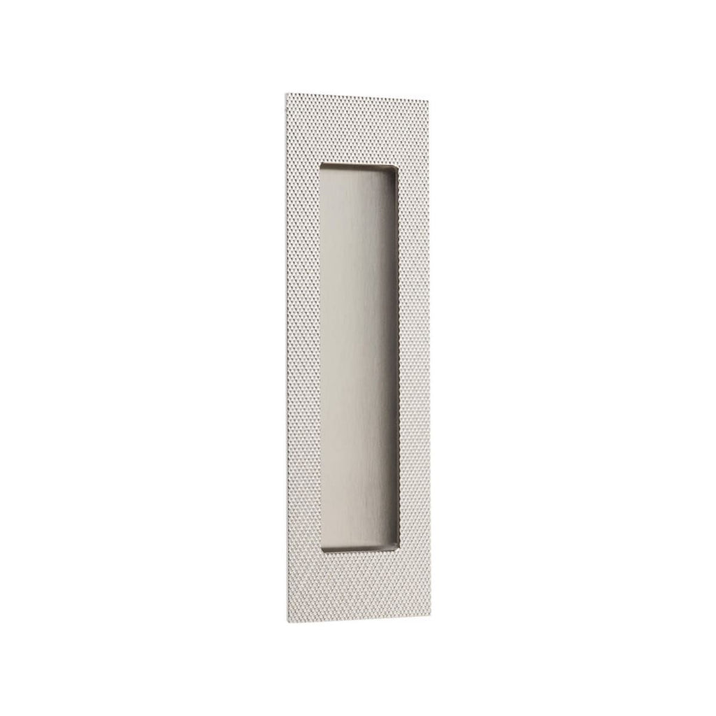Modern Rectangular Knurled With Plain Pocket Flush Pull - Light House Co.