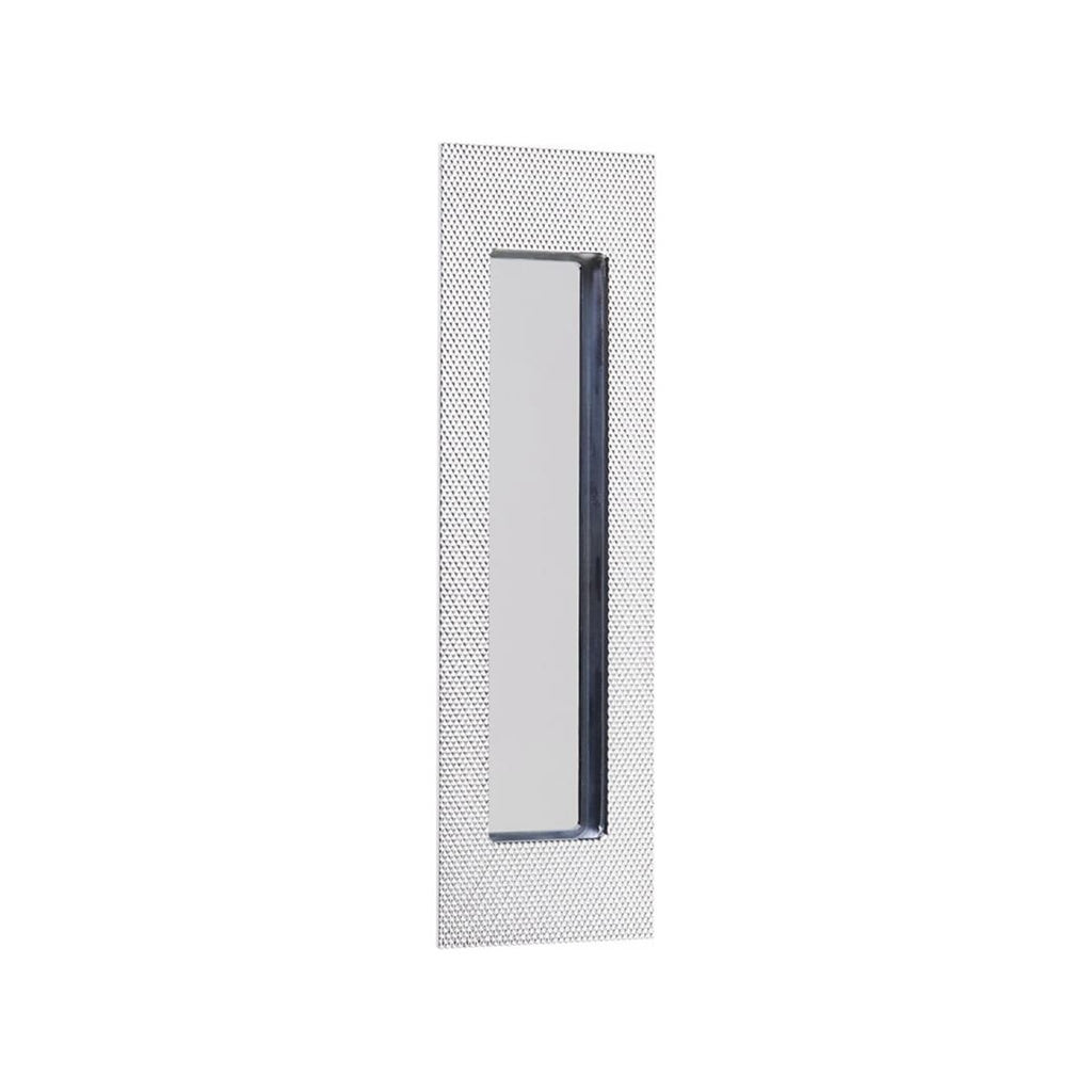 Modern Rectangular Knurled With Plain Pocket Flush Pull - Light House Co.